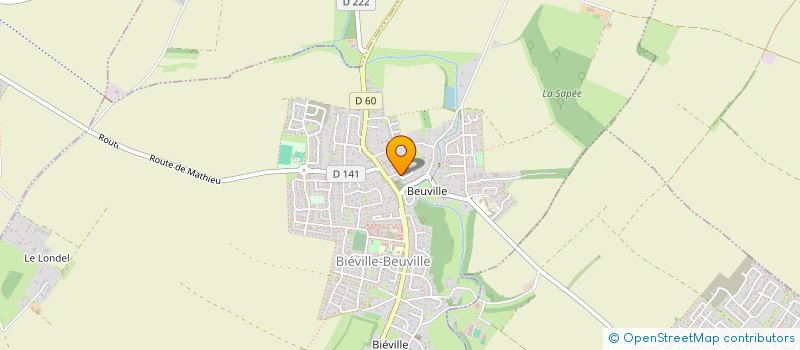 localisation de l'entreprise M5D  BIEVILLE-BEUVILLE