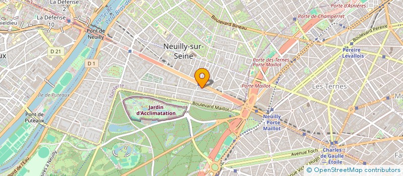 localisation de l'entreprise M6 CREATIONS à NEUILLY-SUR-SEINE