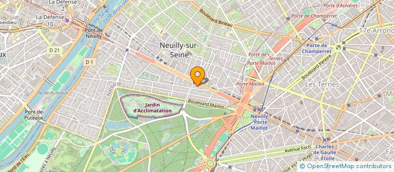 localisation de l'entreprise M6 FOOT à NEUILLY-SUR-SEINE