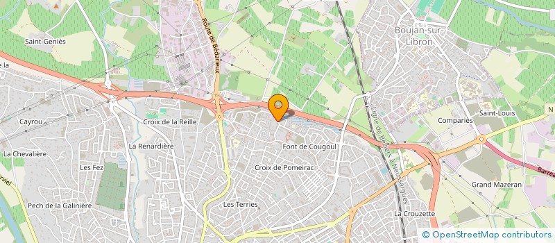 localisation de l'entreprise M7 CONSTRUCTION  BEZIERS