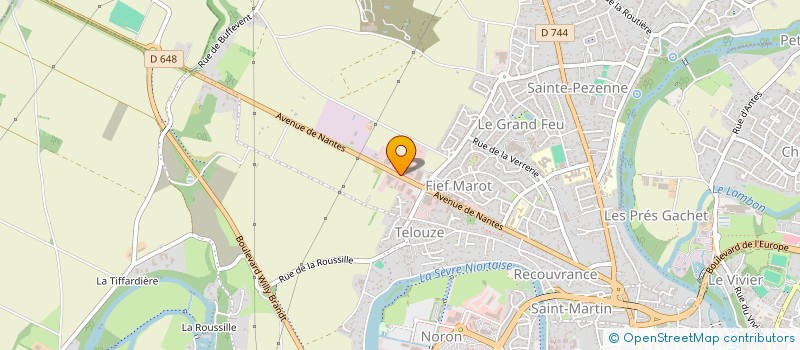 localisation de l'entreprise M79 à NIORT