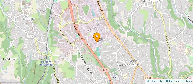 localisation de l'entreprise M7R CHEMICAL  CHAMPAGNE-AU-MONT-D'OR