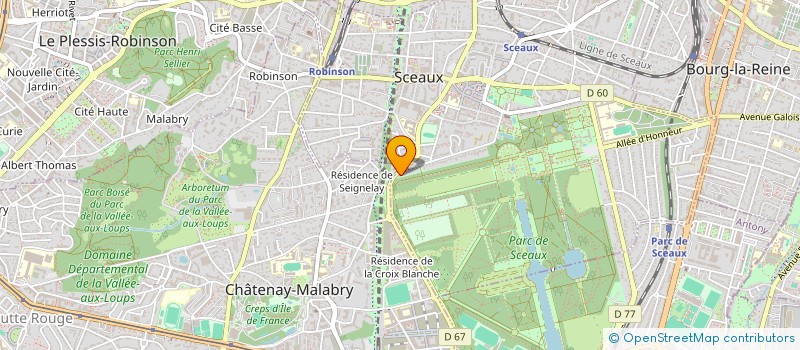localisation de l'entreprise M82 à SCEAUX