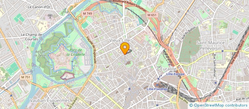 localisation de l'entreprise M85 à LILLE