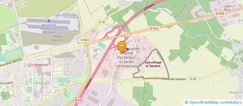 localisation de l'entreprise MA 28 à CHARTRES