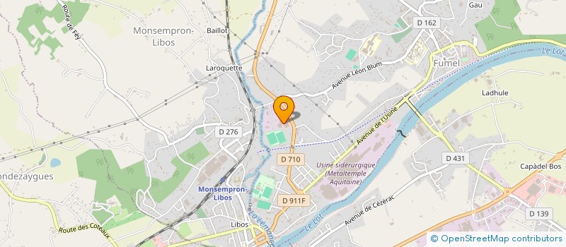 localisation de l'entreprise MA 2I à FUMEL