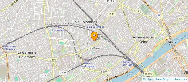 localisation de l'entreprise MA 4 CH à ASNIERES-SUR-SEINE