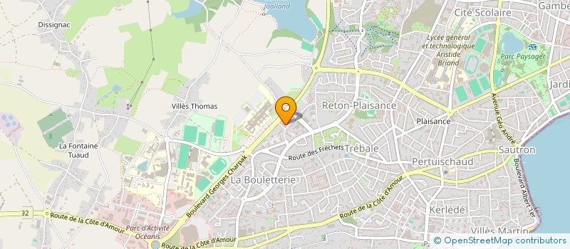 localisation de l'entreprise MA 44 OUEST à SAINT-NAZAIRE