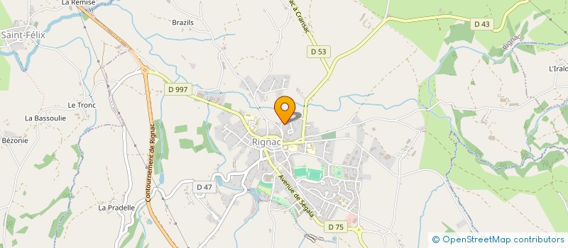 localisation de l'entreprise MA 4L MACAREL !  RIGNAC