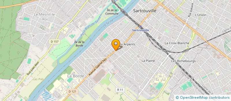 localisation de l'entreprise MA  SARTROUVILLE