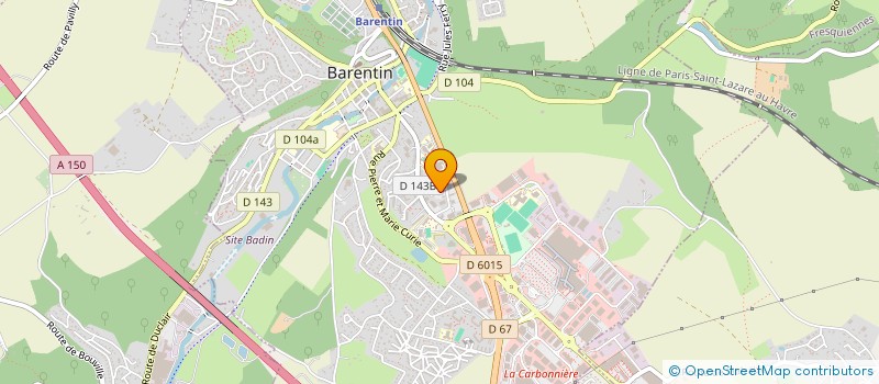 localisation de l'entreprise MA 76 NORD  BARENTIN