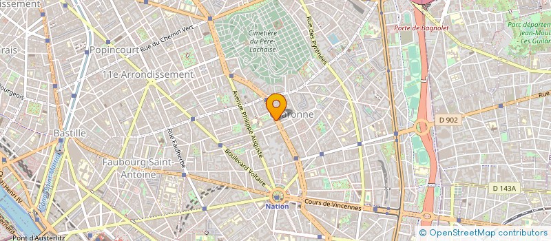 localisation de l'entreprise MA  PARIS