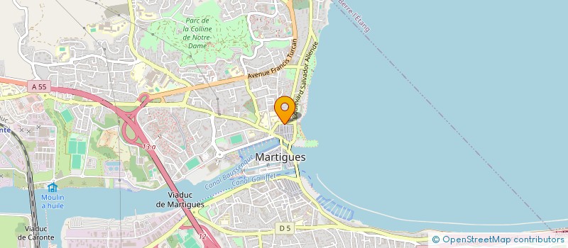 localisation de l'entreprise MA à MARTIGUES
