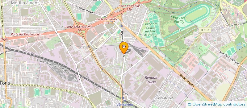 localisation de l'entreprise MA  VENISSIEUX