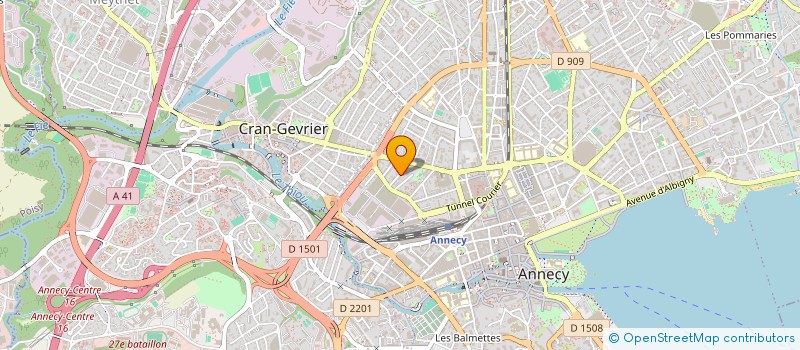 localisation de l'entreprise MA à ANNECY