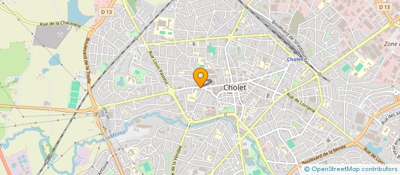 localisation de l'entreprise MA à CHOLET