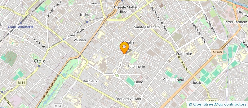 localisation de l'entreprise MA ASSOCIES  ROUBAIX