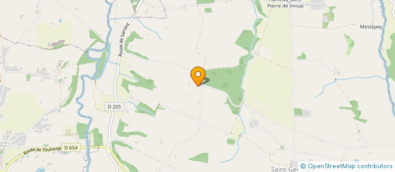 localisation de l'entreprise MA'AT PEASANT  THOUX