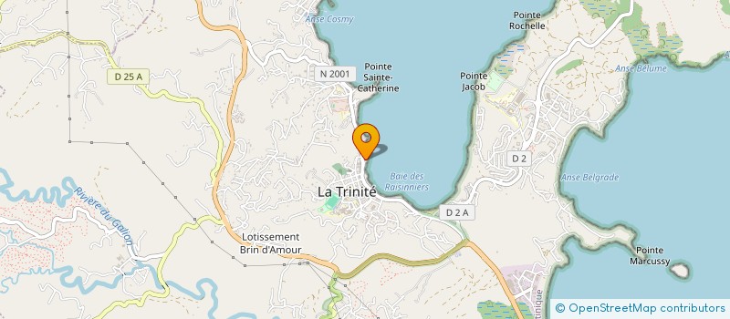 localisation de l'entreprise MA B.A KREYOL à LA TRINITE