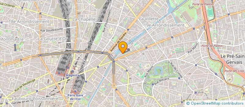 localisation de l'entreprise MA.B.S.SARL  PARIS