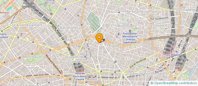 localisation de l'entreprise MA BAGNOLE PRODUCTION  PARIS