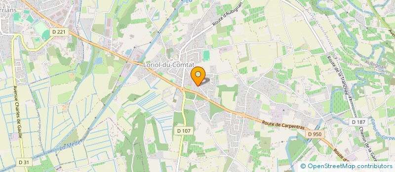 localisation de l'entreprise MA BASTIDE EN PROVENCE  LORIOL-DU-COMTAT