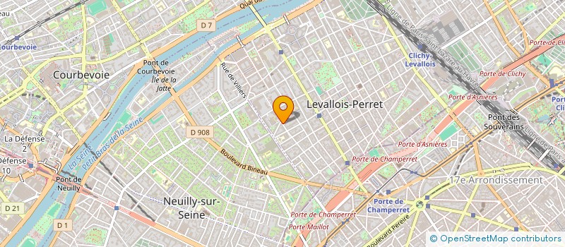localisation de l'entreprise MA BAT à LEVALLOIS-PERRET