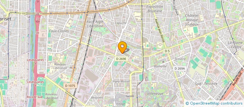 localisation de l'entreprise MA BAT à GRENOBLE