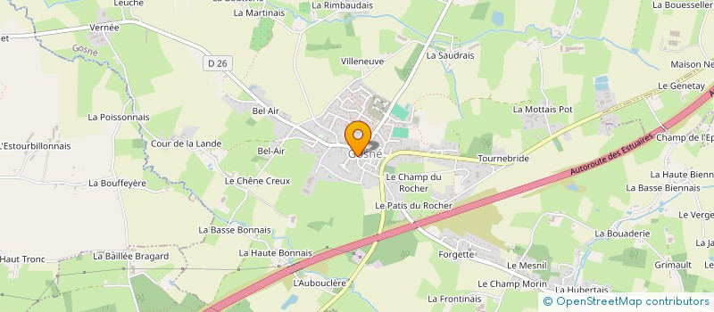 localisation de l'entreprise MA BEAUTE INSTITUT à GOSNE
