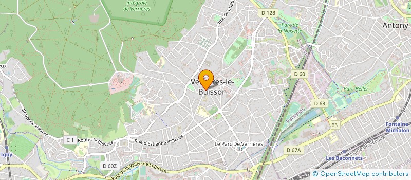 localisation de l'entreprise MA BELEZA 2 à VERRIERES-LE-BUISSON