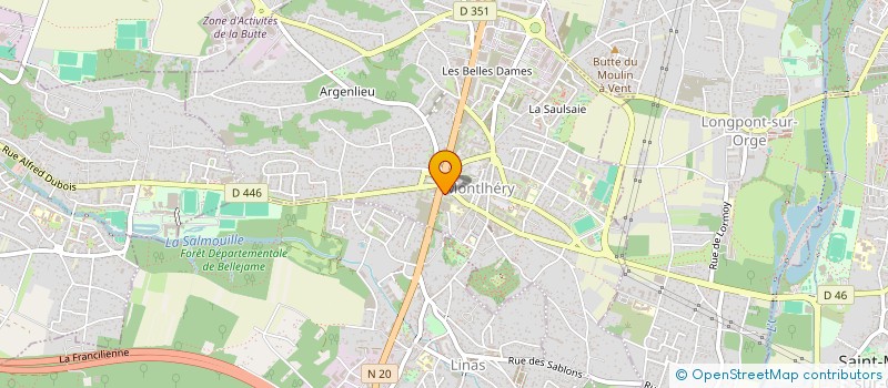 localisation de l'entreprise MA BELEZA 3 à MONTLHERY
