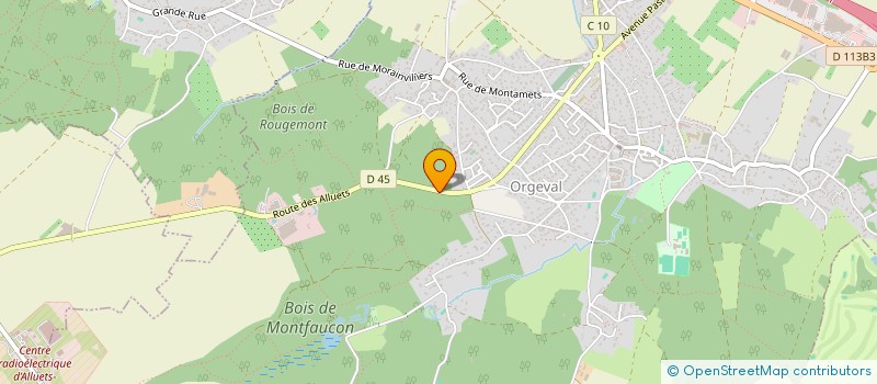 localisation de l'entreprise MA BELLA'VENTUR à ORGEVAL