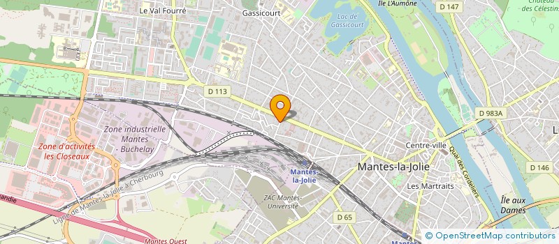 localisation de l'entreprise MA BELLE DEMOISELLE SARL  MANTES-LA-JOLIE