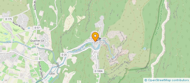 localisation de l'entreprise MA BELLE ITALIE  FONTAINE-DE-VAUCLUSE