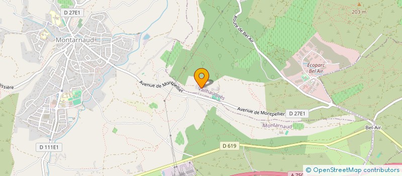 localisation de l'entreprise MA BELLE JOIE  VAILHAUQUES