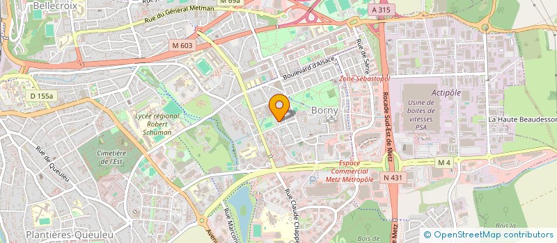 localisation de l'entreprise MA BELLE MAISON  METZ