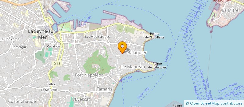 localisation de l'entreprise MA BICYCLETTE BLEUE à LA SEYNE-SUR-MER