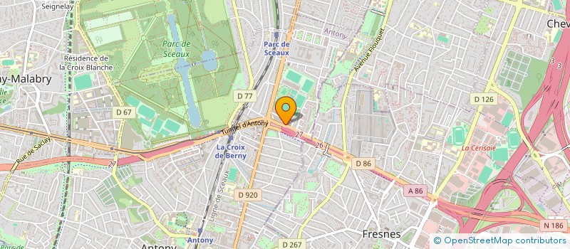 localisation de l'entreprise MA BIS à ANTONY