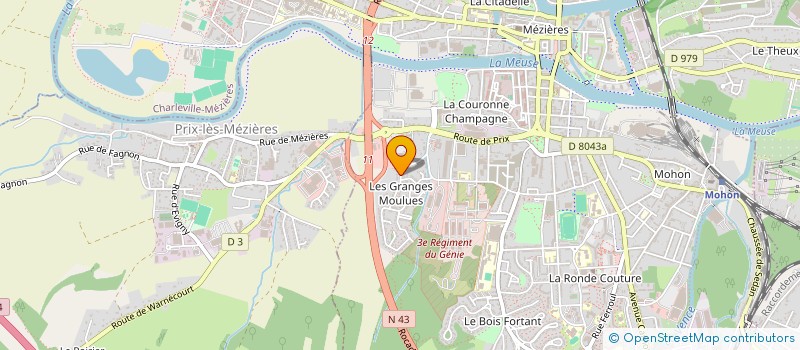 localisation de l'entreprise MA BOHEME à CHARLEVILLE-MEZIERES