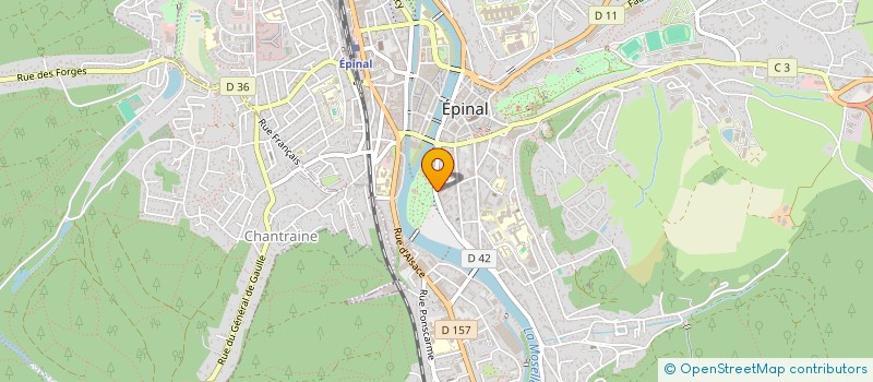 localisation de l'entreprise MA BOITE MI-KADO  EPINAL