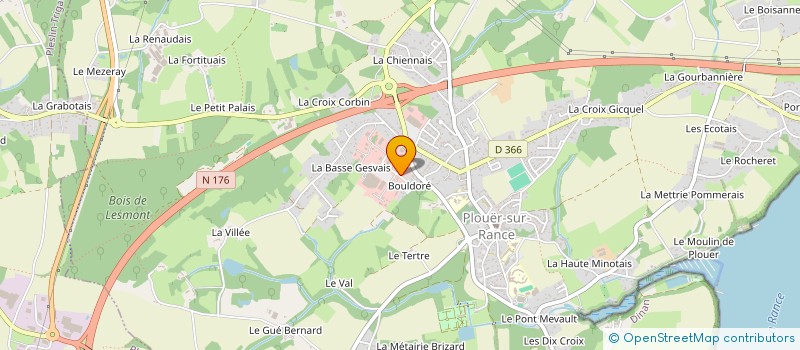 localisation de l'entreprise MA BORNE RANCE - EMERAUDE  PLOUER-SUR-RANCE