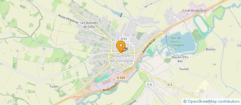 localisation de l'entreprise MA BOUCHERIE D'ANTAN à BEAUMONT-DE-LOMAGNE