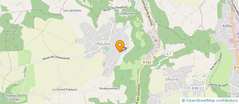 localisation de l'entreprise MA BOUGIE...  MAUBEC