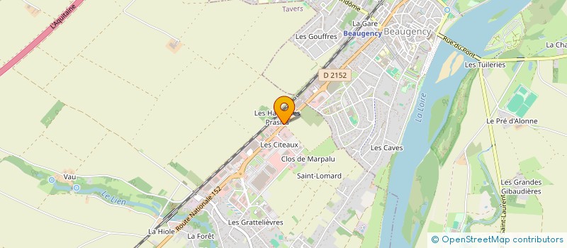 localisation de l'entreprise MA BOULANGE TAVERS à TAVERS