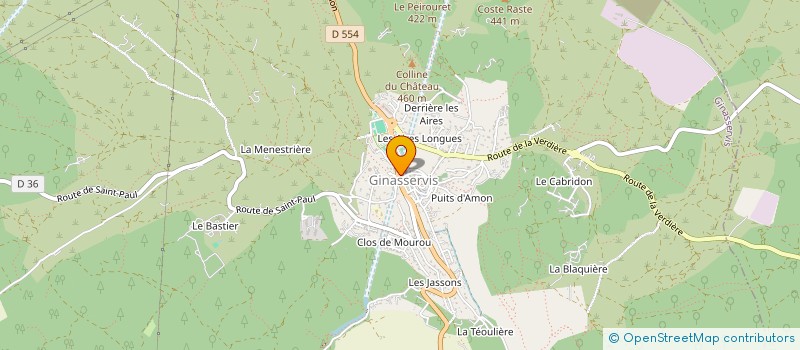 localisation de l'entreprise MA BOUTIQUE  GINASSERVIS