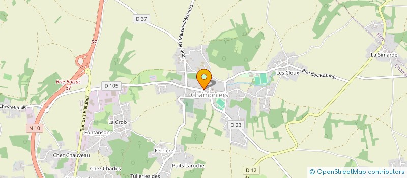 localisation de l'entreprise MA BOUTIQUE CHEZ NINI à CHAMPNIERS