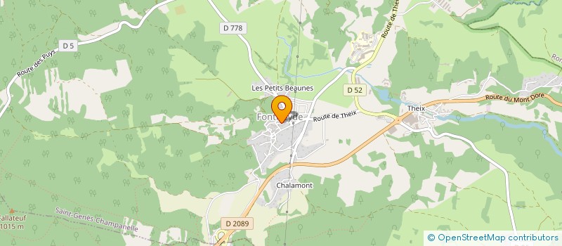 localisation de l'entreprise MA BOUTIQUE MARKETING  SAINT-GENES-CHAMPANELLE