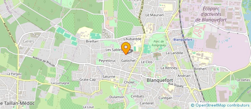 localisation de l'entreprise MA BOX FRANCAISE à BLANQUEFORT
