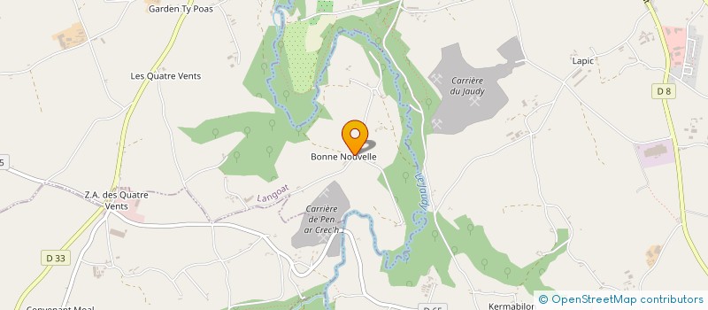 localisation de l'entreprise MA BRO  LANGOAT