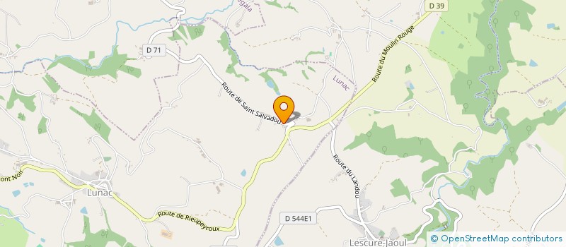 localisation de l'entreprise MA BUCHE  NAJAC